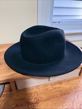 Classic Black Fedora Hat